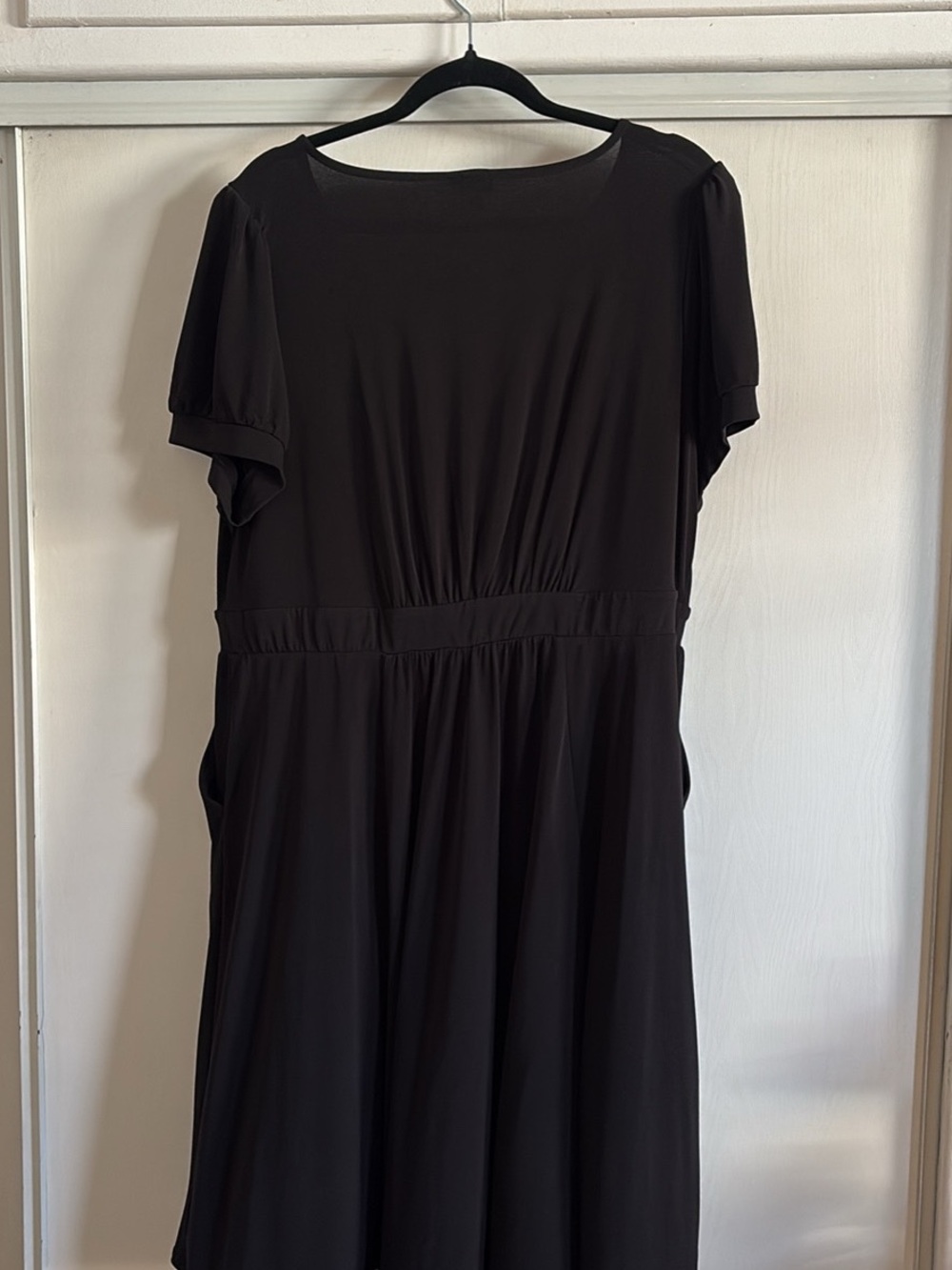 torrid Black Short Sleeve Midi Dress